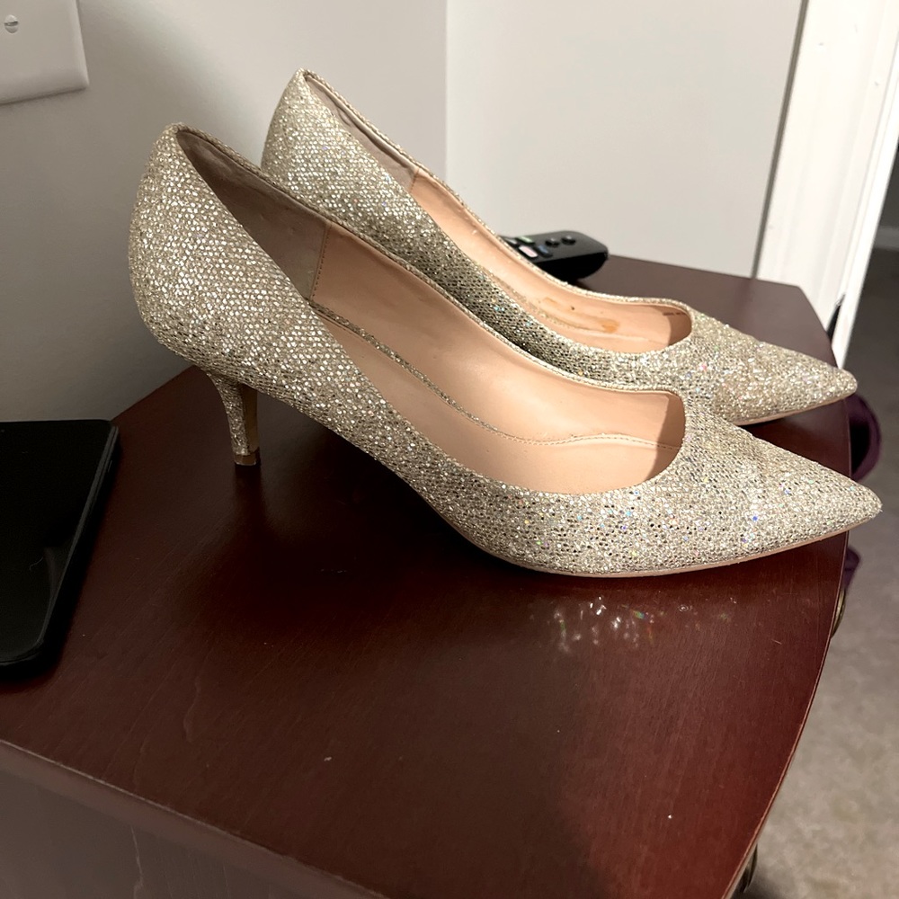 Papell studio sparkle shoes.